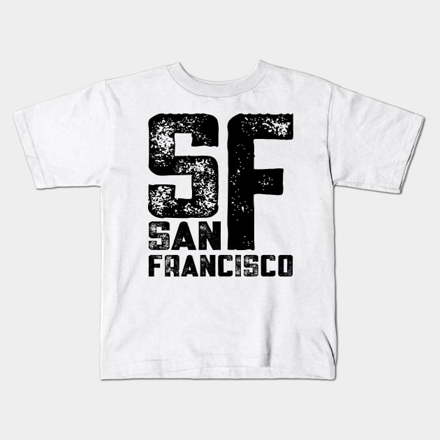 San Francisco Kids T-Shirt by colorsplash